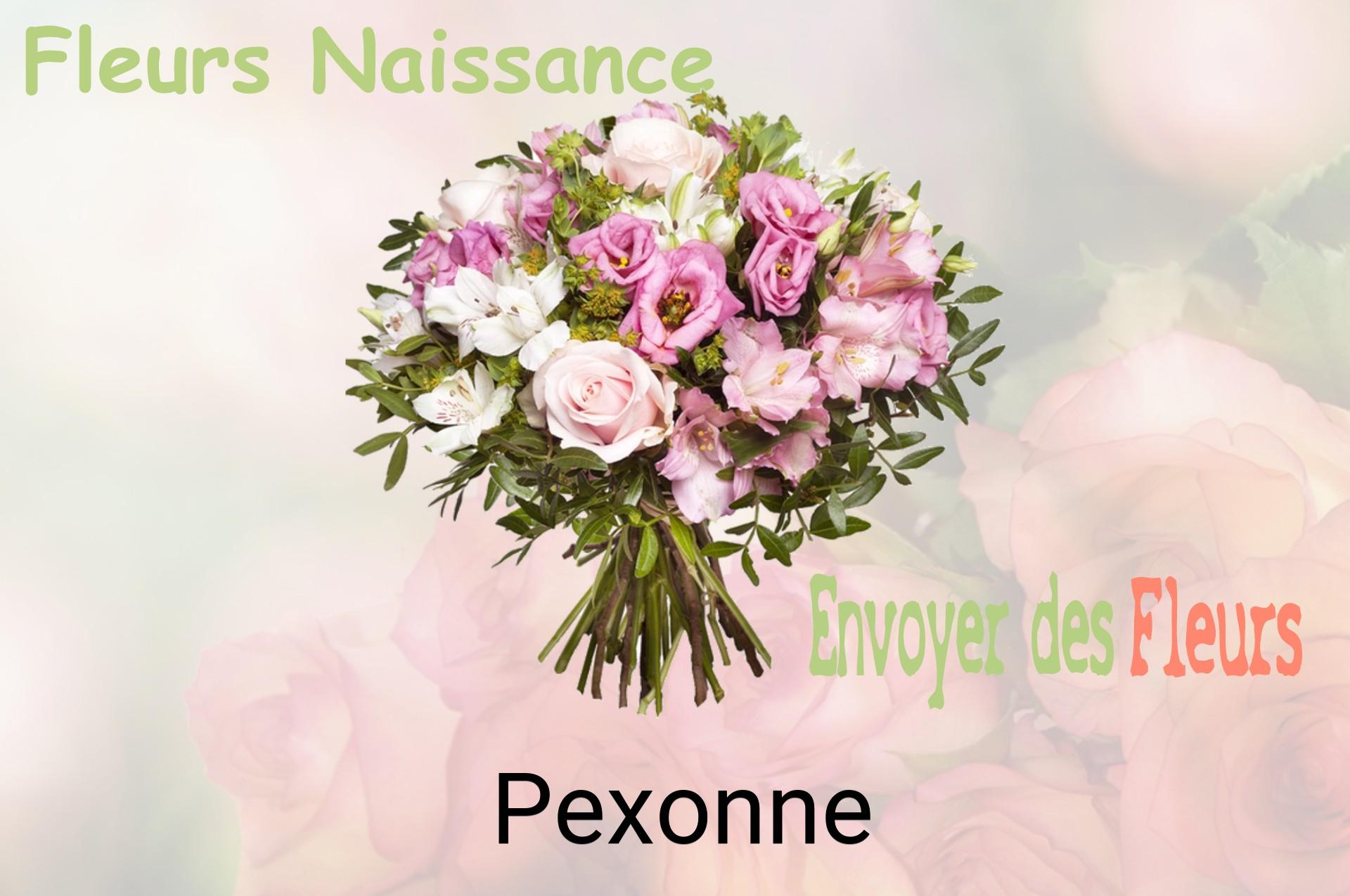 Bouquet de fleurs de naissance livré à Pexonne